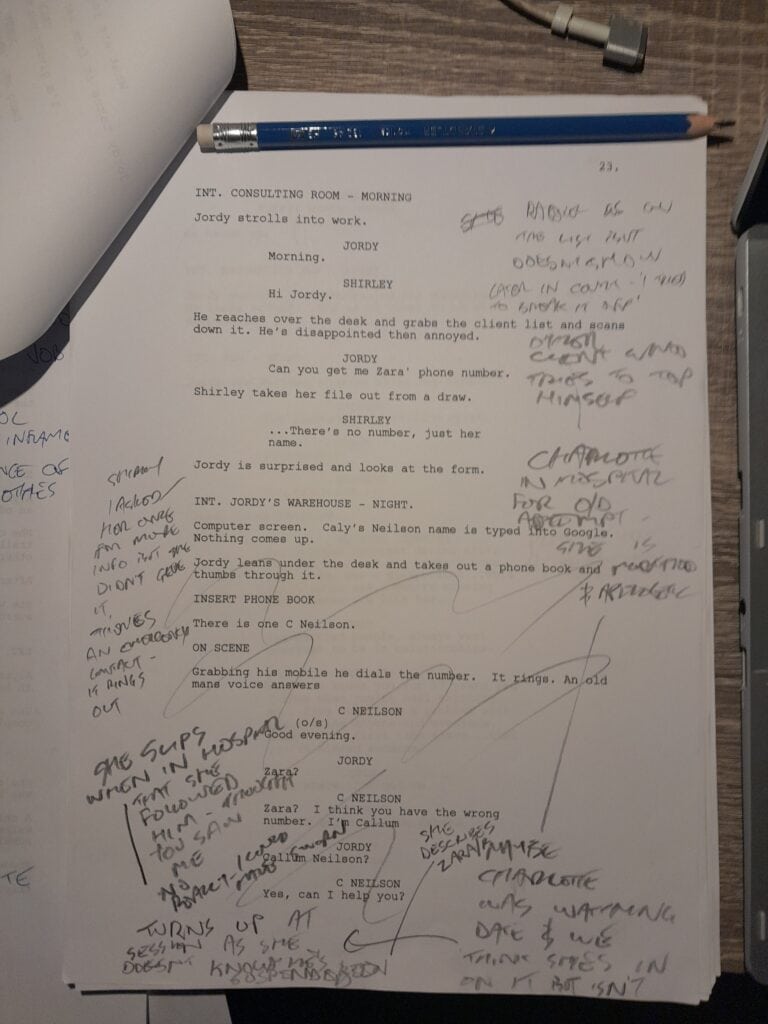 Rewriting your screenplay